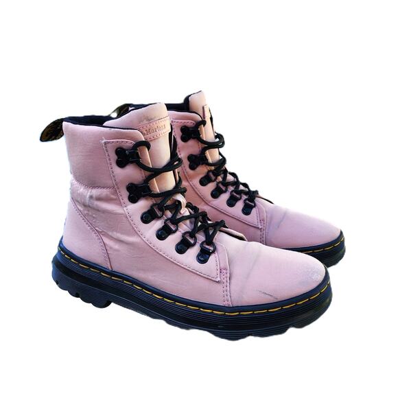 Dr. Martens Combs Nylon Combat Platform Boots 8 - Picture 11 of 11